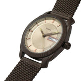Fossil Machine Brown Milanese Strap Men Watch FS5936P