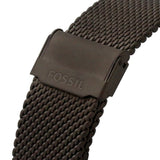 Fossil Machine Brown Milanese Strap Men Watch FS5936P
