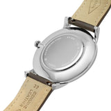 Fossil Minimalist Brown Leather Strap Men Watch Set FS5966SETP