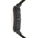 Fossil Machine Dark Brown Tan LiteHide Leather Strap Men's Watch FS5972P