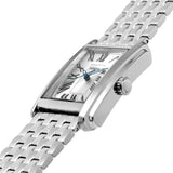 Fossil Carraway White Dial Silver Stainless Steel Strap Men Watch FS6008