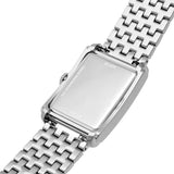 Fossil Carraway White Dial Silver Stainless Steel Strap Men Watch FS6008