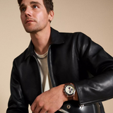 FOSSIL SPORT TOURER CHRONOGRAPH BROWN LEATHER WATCH FS6042