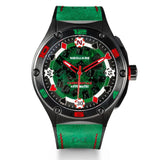 NSquare Casino Royale Limited Edition Automatic 21 Jewels Limited Edition Men's Watch - N40.1 GREEN STRAP
