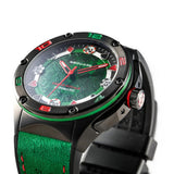 NSquare Casino Royale Limited Edition Automatic 21 Jewels Limited Edition Men's Watch - N40.1 GREEN STRAP