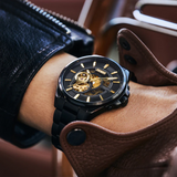 GEYA Classic Skeleton Mechanical Auto Watch G78030