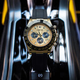 GEYA Classic Gold Chronograph Mechanical Auto Watch G78125GKYK