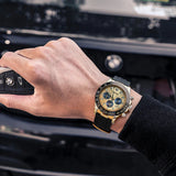 GEYA Classic Gold Chronograph Mechanical Auto Watch G78125GKYK