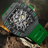 GEYA Great Wall Design Skeleton Mechanical Auto Watch G78133GWKN