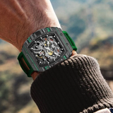 GEYA Great Wall Design Skeleton Mechanical Auto Watch G78133GWKN
