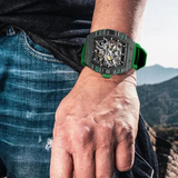 GEYA Great Wall Design Skeleton Mechanical Auto Watch G78133GWKN