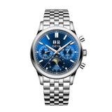 GEYA Moonphase Blue Dial Chronograph Mechanical Auto Watch G78172GWB