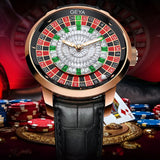GEYA Fashion Roulette Dial Mechanical Auto Watch G78187GHKK