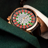 GEYA Fashion Roulette Dial Mechanical Auto Watch G78187GHKK