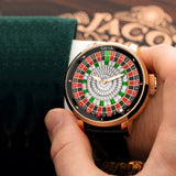 GEYA Fashion Roulette Dial Mechanical Auto Watch G78187GHKK
