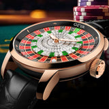 GEYA Fashion Roulette Dial Mechanical Auto Watch G78187GHKK