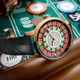 GEYA Fashion Roulette Dial Mechanical Auto Watch G78187GHKK