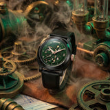 Aries Gold Vanguard Black Men's Watch - Skeleton Dial | G 9025 BKRG-GNRG