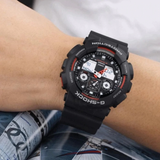 Casio G-Shock Digital Black Resin Strap Men Watch GA-100-1A4DR-P