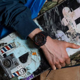 Casio G-Shock Chronograph Black Dial Men Watch GA-100BNR-1ADR