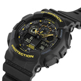 Casio G-Shock Black Dial Resin Strap Men Watch GA-100CY-1ADR