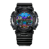 Casio G-Shock Rainbow Black Resin Strap Men's Watch GA-100RGB-1ADR-P