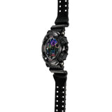 Casio G-Shock Rainbow Black Resin Strap Men's Watch GA-100RGB-1ADR-P