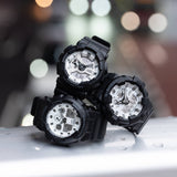 Casio G-Shock Digital-Analogue Black Resin Strap Men Watch GA-100WD & GA-110WD Series