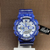 Casio G-Shock Digital-Analogue Blue Resin Strap Men Watch GA-110BWP-2ADR