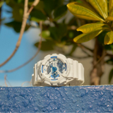 Casio G-Shock Digital White Resin Strap Men Watch GA-110HDS-7ADR
