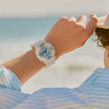 Casio G-Shock Digital White Resin Strap Men Watch GA-110HDS-7ADR
