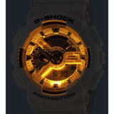 Casio G-Shock Digital White Resin Strap Men Watch GA-110HDS-7ADR