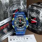 Casio G-Shock Digital-Analogue Blue Resin Strap Men Watch GA-110JT-2ADR-P