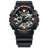 Casio G-Shock Digital-Analogue Black Resin Strap Men's Watch - Shock Resistant | GA-110RL-1ADR-P