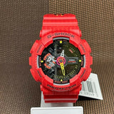 Casio G-Shock Analog-Digital Red Resin Strap Men Watch GA-110SGH-4ADR-P