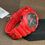 Casio G-Shock Analog-Digital Red Resin Strap Men Watch GA-110SGH-4ADR-P