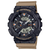 Casio G-Shock Digital-Analog Brown Resin Strap Men's Watch GA-110TU-1A5-P
