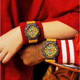 Casio G-Shock Digital-Analogue Yellow Resin Strap Unisex Watch GA-110Y-9ADR-P