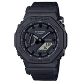 Casio G-Shock Black Cloth Eco Fabric Strap Men Watch GA-2100BCE-1ADR-P