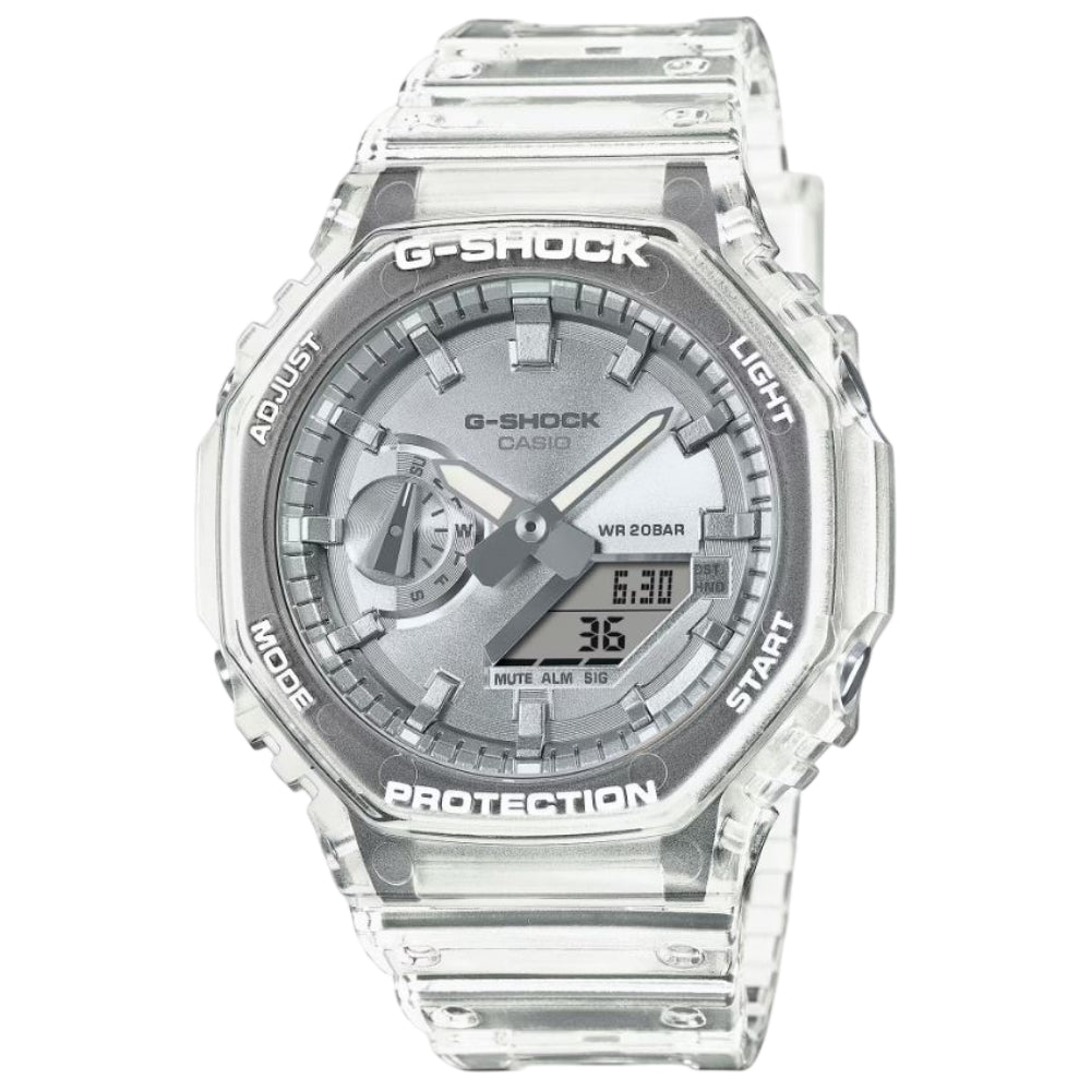 Casio G-Shock Transparent Resin Strap Unisex Watch GA-2100BM Series