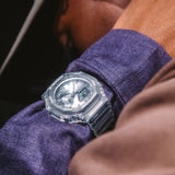 Casio G-Shock Transparent Resin Strap Unisex Watch GA-2100BM-7A8DR-P