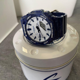 Casio G-Shock White Dial Digital-Analogue Blue Resin Strap Men Watch GA-2100BWP-2ADR