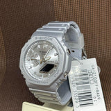 Casio G-Shock Silver Dial & Resin Strap Unisex Watch GA-2100FF-8ADR-P