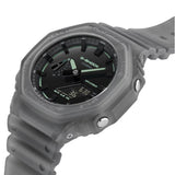 Casio G-Shock Matte Transparent Resin Strap Men's Watch GA-2100K-1ADR