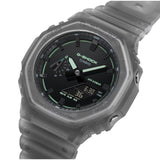 Casio G-Shock Matte Transparent Resin Strap Men's Watch GA-2100K-1ADR