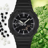 Casio G-Shock Black Resin Strap Men's Watch - Shock Resistant | GA-2100LXB Series