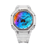 Casio G-Shock Transparent Strap Unisex Watch - Shock Resistant | GA-2100SRS-7ADR-P
