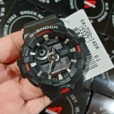 Casio G-Shock Digital-Analogue Black Resin Strap Men Watch GA-700-1ADR-P