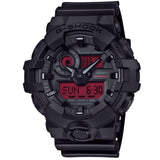 Casio G-Shock Black Resin Strap Men's Watch - Shock Resistant | GA-700BBR-1ADR