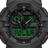 Casio G-Shock Analogue-Digital Black Resin Strap Men's Watch GA-700BEG-1ADR-P